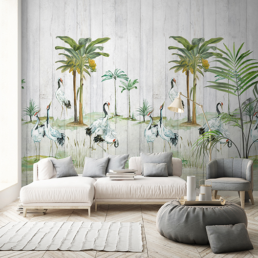 tropical mural wallpaper grandecolife